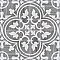 Llama Arte Loire Verso Silver Smoke 9-3/4" x 9-3/4" Porcelain Floor & Wall Tile - Per Case of 16 - 10.88 Sq. Ft.