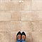 Aspdin Cotto 9-3/4" x 9-3/4" Porcelain Floor and Wall Tile - 16 Tiles Per Case - 10.88 Square Feet