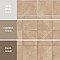 Aspdin Rigato Cotto 9-3/4" x 9-3/4" Porcelain Floor and Wall Tile - 16 Tiles Per Case - 10.88 Square Feet