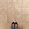 Aspdin Rigato Cotto 9-3/4" x 9-3/4" Porcelain Floor and Wall Tile - 16 Tiles Per Case - 10.88 Square Feet