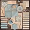 Aspdin Rigato Cotto 9-3/4" x 9-3/4" Porcelain Floor and Wall Tile - 16 Tiles Per Case - 10.88 Square Feet