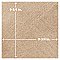 Aspdin Rigato Cotto 9-3/4" x 9-3/4" Porcelain Floor and Wall Tile - 16 Tiles Per Case - 10.88 Square Feet