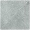 Aspdin Rigato Grey 9-3/4" x 9-3/4" Porcelain Floor and Wall Tile - 16 Tiles Per Case - 10.88 Square Feet