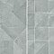 Aspdin Rigato Grey 9-3/4" x 9-3/4" Porcelain Floor and Wall Tile - 16 Tiles Per Case - 10.88 Square Feet
