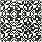 Arte Black 9-3/4" x 9-3/4" Porcelain Tile - Black/Gray- Per Case of 16 - 11.11 Square Feet