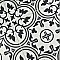 Arte Grey 9-3/4" x 9-3/4"Porcelain Tile - White/Gray- Per Case of 16 - 11.11 Square Feet