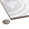 Arte Soft Grey 9-3/4" x 9-3/4" Porcelain Floor & Wall Tile - 16 Tiles Per Case - 10.88 Sq. Ft.
