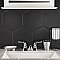 Textile Basic Hex Black 8-5/8" x 9-7/8" Porcelain Tile - Sold Per Case of 25 - 11.56 Square Feet
