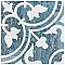 Cassis Arte Blue Day 9-3/4" x 9-3/4" Porcelain Tile - Per Case of 16 Tile - 10.88 Sq. Ft. Per Case
