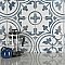 Cassis Arte Blue 9-3/4" x 9-3/4" Porcelain Tile - Per Case of 16 Tile - 10.88 Sq. Ft. Per Case