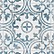 Cassis Arte Blue 9-3/4" x 9-3/4" Porcelain Tile - Per Case of 16 Tile - 10.88 Sq. Ft. Per Case