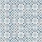 Cassis Arte Blue 9-3/4" x 9-3/4" Porcelain Tile - Per Case of 16 Tile - 10.88 Sq. Ft. Per Case