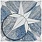Cassis Stella Blue Day 9-3/4" x 9-3/4" Porcelain Tile - Per Case of 16 - 11.11 Square Feet