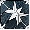 Cassis Stella Black Night 9-3/4" x 9-3/4" Porcelain Tile - Per Case of 16 - 11.11 Square Feet