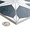 Cassis Stella Black Night 9-3/4" x 9-3/4" Porcelain Tile - Per Case of 16 - 11.11 Square Feet