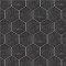 Gaudi Black Hex Ducados 8-5/8" x 9-7/8" Porcelain Tile - Per Case of 25 Tile - 11.41 Sq. Ft. Per Case