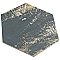 Gaugin Hex Catan Shadow 8-5/8" x 9-7/8" Porcelain Floor & Wall Tile - 25 Tiles Per Case - 11.5 Sq. Ft.