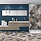 Gaugin Hex Catan Shadow 8-5/8" x 9-7/8" Porcelain Floor & Wall Tile - 25 Tiles Per Case - 11.5 Sq. Ft.