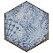 Gaudi React Hex Marina 8-5/8" x 9-7/8" Porcelain Tile - Per Case of 25 Tile - 11.41 Sq. Ft. Per Case