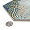 Gaudi React Hex Ocean 8-5/8" x 9-7/8" Porcelain Tile - Per Case of 25 Tile - 11.41 Sq. Ft. Per Case