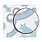Lacour Aqua Porcelain Tile - 9-3/4" x 9-3/4" - Sold Per Case of 16 - 10.88 Sq Ft Per Case