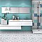 Lacour Aqua Porcelain Tile - 9-3/4" x 9-3/4" - Sold Per Case of 16 - 10.88 Sq Ft Per Case