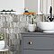 Suomi Hex Grey 8-5/8" x 9-7/8" Porcelain Floor & Wall Tile -25 Tiles Per Case - 11.5 Sq. Ft.