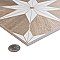 Llama Stella Loire Verso Noce 9-3/4" x 9-3/4" Porcelain Floor & Wall Tile - Per Case of 16 - 10.88 Sq. Ft.