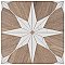Llama Stella Loire Verso Noce 9-3/4" x 9-3/4" Porcelain Floor & Wall Tile - Per Case of 16 - 10.88 Sq. Ft.