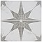 Llama Stella Loire Silver Smoke 9-3/4" x 9-3/4" Porcelain Floor & Wall Tile - Per Case of 16 - 10.88 Sq. Ft.