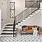 Llama Stella Loire Silver Smoke 9-3/4" x 9-3/4" Porcelain Floor & Wall Tile - Per Case of 16 - 10.88 Sq. Ft.