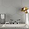 Textile Basic Hex Silver 8-5/8" x 9-7/8" Porcelain Tile - Sold Per Case of 25 - 11.56 Square Feet