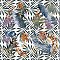 Tahiri Garden 9-3/4" x 9-3/4" Porcelain Floor & Wall Tile - 16 Tiles Per Case - 10.88 Sq. Ft.