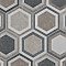 Traffic Hex Combi Grey 8-5/8" x 9-7/8" Porcelain Floor & Wall Tile - 25 Tiles Per Case - 11.5 Sq. Ft.