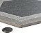 Traffic Hex Combi Grey 8-5/8" x 9-7/8" Porcelain Floor & Wall Tile - 25 Tiles Per Case - 11.5 Sq. Ft.