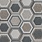 Traffic Hex Combi Grey 8-5/8" x 9-7/8" Porcelain Floor & Wall Tile - 25 Tiles Per Case - 11.5 Sq. Ft.