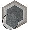 Traffic Hex Combi Grey 8-5/8" x 9-7/8" Porcelain Floor & Wall Tile - 25 Tiles Per Case - 11.5 Sq. Ft.