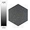 Traffic Hex Dark 8-5/8" x 9-7/8" Porcelain Floor & Wall Tile - 25 Tiles Per Case - 11.5 Sq. Ft.