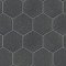 Traffic Hex Dark 8-5/8" x 9-7/8" Porcelain Floor & Wall Tile - 25 Tiles Per Case - 11.5 Sq. Ft.