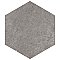 Traffic Hex Grey 8-5/8" x 9-7/8" Porcelain Floor & Wall Tile - 25 Tiles Per Case - 11.5 Sq. Ft.