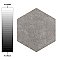 Traffic Hex Grey 8-5/8" x 9-7/8" Porcelain Floor & Wall Tile - 25 Tiles Per Case - 11.5 Sq. Ft.