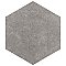 Traffic Hex Grey 8-5/8" x 9-7/8" Porcelain Floor & Wall Tile - 25 Tiles Per Case - 11.5 Sq. Ft.