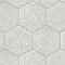 Traffic Hex Silver 8-5/8" x 9-7/8" Porcelain Floor & Wall Tile - 25 Tiles Per Case - 11.5 Sq. Ft.