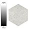 Traffic Hex Silver 8-5/8" x 9-7/8" Porcelain Floor & Wall Tile - 25 Tiles Per Case - 11.5 Sq. Ft.