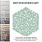 Venice Hex Mint 8-5/8" x 9-7/8" Porcelain Floor & Wall Tile - 25 Tiles Per Case - 11.5 Sq. Ft.