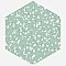 Venice Hex Mint 8-5/8" x 9-7/8" Porcelain Floor & Wall Tile - 25 Tiles Per Case - 11.5 Sq. Ft.