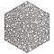 Venice Hex XT Silver 8-5/8"x9-7/8" Porcelain Floor and Wall Tile - Per Case of 25 - 11.56 Sq. Ft