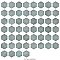 Aspdin Hex Grey 8-5/8" x 9-7/8" Porcelain Floor and Wall Tile - 25 Tiles Per Case - 11.5 Square Feet