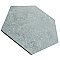 Aspdin Hex Grey 8-5/8" x 9-7/8" Porcelain Floor and Wall Tile - 25 Tiles Per Case - 11.5 Square Feet