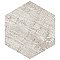 Sawnwood Hex Grey 8-5/8" x 9-7/8" Porcelain Floor & Wall Tile - 25 Tiles Per Case - 11.5 Sq. Ft.